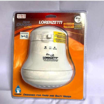 Lorenzetti Maxi Ducha Ultra Instant Shower Head-SALTY/BOREHOLE or Normal water heater Best prices in Kenya
