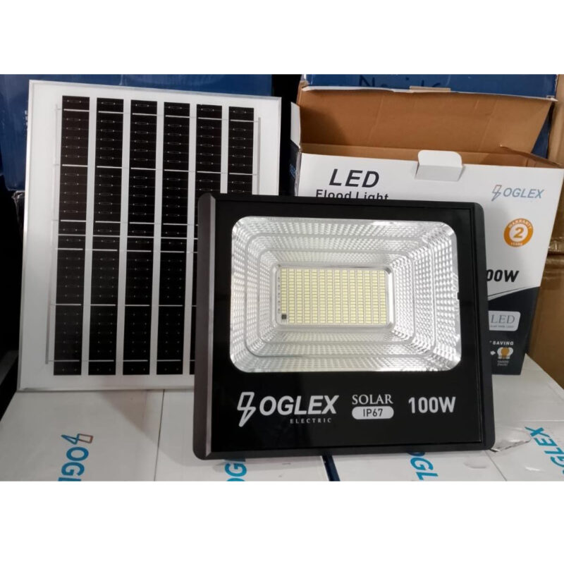 Oglex Solar Floodlight 100W Outdoor LED Light